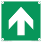 SV11723: E907 Safe condition: Up / forwards arrow (90 deg supplimentary)