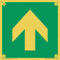 SV11723: E907 Safe condition: Up / forwards arrow (90 deg supplimentary)