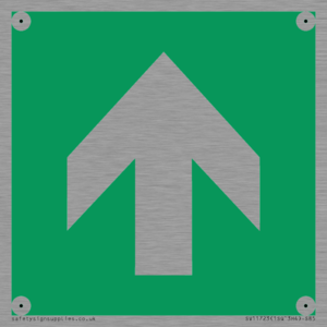 SV11723: E907 Safe condition: Up / forwards arrow (90 deg supplimentary)