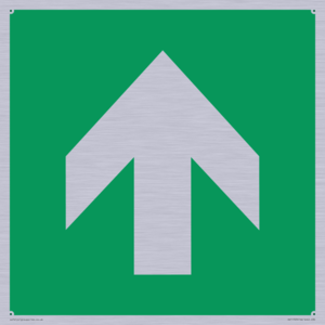 SV11723: E907 Safe condition: Up / forwards arrow (90 deg supplimentary)