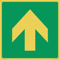 SV11723: E907 Safe condition: Up / forwards arrow (90 deg supplimentary)