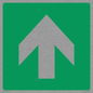 SV11723: E907 Safe condition: Up / forwards arrow (90 deg supplimentary)