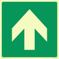 SV11723: E907 Safe condition: Up / forwards arrow (90 deg supplimentary)