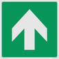 SV11723: E907 Safe condition: Up / forwards arrow (90 deg supplimentary)