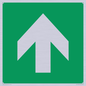 SV11723: E907 Safe condition: Up / forwards arrow (90 deg supplimentary)