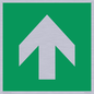 SV11723: E907 Safe condition: Up / forwards arrow (90 deg supplimentary)