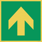 SV11723: E907 Safe condition: Up / forwards arrow (90 deg supplimentary)