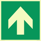 SV11723: E907 Safe condition: Up / forwards arrow (90 deg supplimentary)