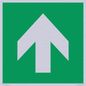 SV11723: E907 Safe condition: Up / forwards arrow (90 deg supplimentary)