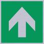 SV11723: E907 Safe condition: Up / forwards arrow (90 deg supplimentary)