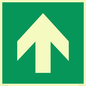 SV11723: E907 Safe condition: Up / forwards arrow (90 deg supplimentary)