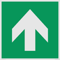 SV11723: E907 Safe condition: Up / forwards arrow (90 deg supplimentary)