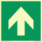 SV11723: E907 Safe condition: Up / forwards arrow (90 deg supplimentary)