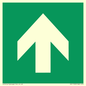 SV11723: E907 Safe condition: Up / forwards arrow (90 deg supplimentary)