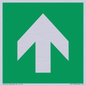 SV11723: E907 Safe condition: Up / forwards arrow (90 deg supplimentary)