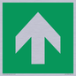SV11723: E907 Safe condition: Up / forwards arrow (90 deg supplimentary)