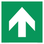 SV11723: E907 Safe condition: Up / forwards arrow (90 deg supplimentary)