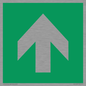 SV11723: E907 Safe condition: Up / forwards arrow (90 deg supplimentary)