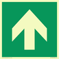 SV11723: E907 Safe condition: Up / forwards arrow (90 deg supplimentary)