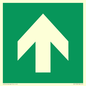 SV11723: E907 Safe condition: Up / forwards arrow (90 deg supplimentary)
