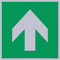 SV11723: E907 Safe condition: Up / forwards arrow (90 deg supplimentary)