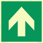 SV11723: E907 Safe condition: Up / forwards arrow (90 deg supplimentary)
