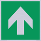 SV11723: E907 Safe condition: Up / forwards arrow (90 deg supplimentary)