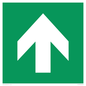 SV11723: E907 Safe condition: Up / forwards arrow (90 deg supplimentary)