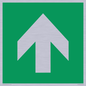 SV11723: E907 Safe condition: Up / forwards arrow (90 deg supplimentary)