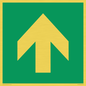 SV11723: E907 Safe condition: Up / forwards arrow (90 deg supplimentary)