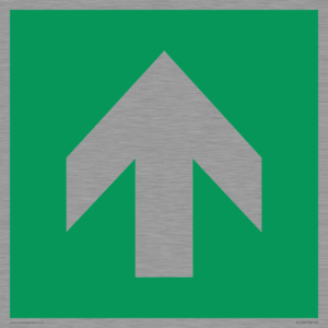 SV11723: E907 Safe condition: Up / forwards arrow (90 deg supplimentary)