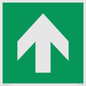 SV11723: E907 Safe condition: Up / forwards arrow (90 deg supplimentary)