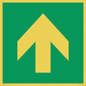SV11723: E907 Safe condition: Up / forwards arrow (90 deg supplimentary)