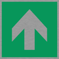 SV11723: E907 Safe condition: Up / forwards arrow (90 deg supplimentary)