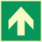 SV11723: E907 Safe condition: Up / forwards arrow (90 deg supplimentary)