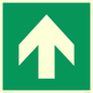 SV11723: E907 Safe condition: Up / forwards arrow (90 deg supplimentary)