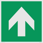 SV11723: E907 Safe condition: Up / forwards arrow (90 deg supplimentary)