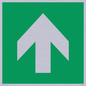 SV11723: E907 Safe condition: Up / forwards arrow (90 deg supplimentary)