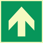SV11723: E907 Safe condition: Up / forwards arrow (90 deg supplimentary)