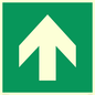 SV11723: E907 Safe condition: Up / forwards arrow (90 deg supplimentary)