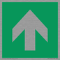 SV11723: E907 Safe condition: Up / forwards arrow (90 deg supplimentary)