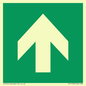 SV11723: E907 Safe condition: Up / forwards arrow (90 deg supplimentary)