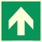 SV11723: E907 Safe condition: Up / forwards arrow (90 deg supplimentary)