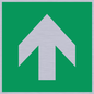 SV11723: E907 Safe condition: Up / forwards arrow (90 deg supplimentary)