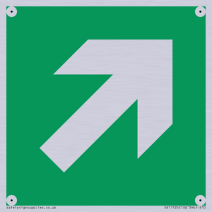 SV11725: E908  Safe condition: Up right arrow (45 deg supplimentary)