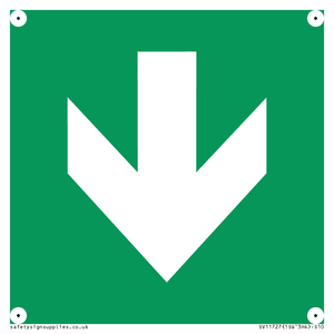 SV11727: E911 Safe condition: Down arrow (90 deg supplimentary)