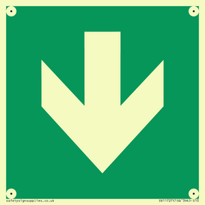SV11727: E911 Safe condition: Down arrow (90 deg supplimentary)