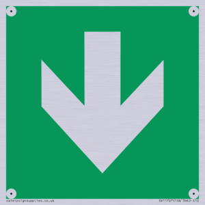 SV11727: E911 Safe condition: Down arrow (90 deg supplimentary)