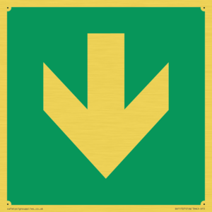 SV11727: E911 Safe condition: Down arrow (90 deg supplimentary)