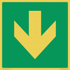 SV11727: E911 Safe condition: Down arrow (90 deg supplimentary)